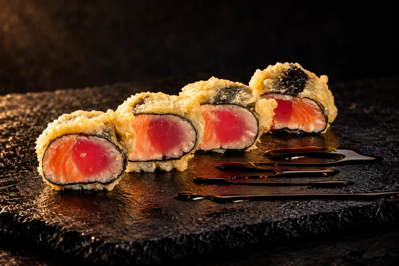 Sake & Tuna Crispy Roll